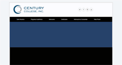 Desktop Screenshot of centurycollege.edu