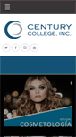 Mobile Screenshot of centurycollege.edu